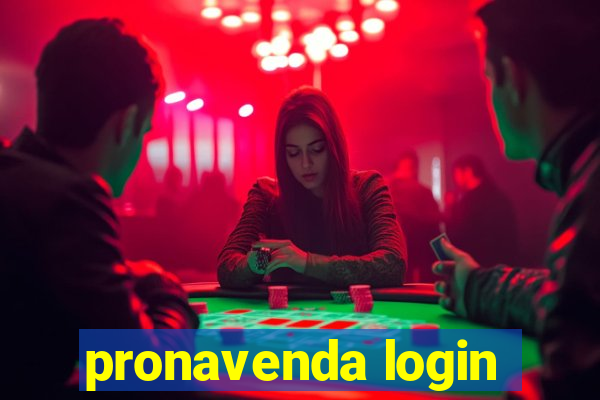 pronavenda login